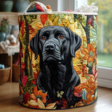 Upholstered Laundry Basket - Labrador Loyalty