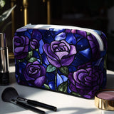 Rianne - Padded toiletry bag Night Rose