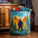 Upholstered Laundry Basket - Sasquatch of the Mountains