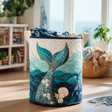 Upholstered Laundry Basket - Mystic Flow
