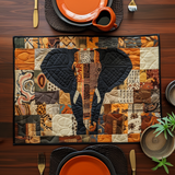 Lynn - Quilted placemat Mystic Elephant