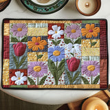Sara - Quilted Placemat Flower Petal Pad