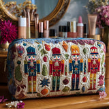 Silke - Quilted Toiletry Bag Shiny Nutcracker