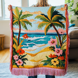 Eva - Quilted Blanket Ocean Horizon