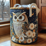 Upholstered Laundry Basket - Owls