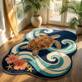 Maaike - Decoratief vloerkleed, gepersonaliseerd, schildpadvormig, uit de Vreedzaam collectie