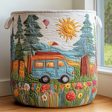 Lined Laundry Basket - Peaceful Journey