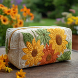 Lara - Quilted Toiletry Bag Dreamy Petals