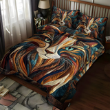 Stitched 3-Piece Bedding Set - Soft Spun