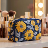 Sanne - Quilted Wash Bag Finish and Radiant Flower