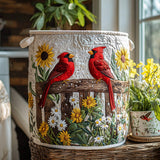 Quilted Laundry Hamper - Red Stick