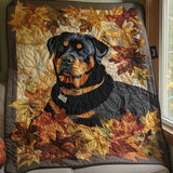 Roosmarijn - Quilted blanket Rottweiler's Autumn Breeze