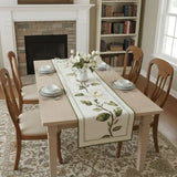 Quilted Tablecloth - Rustic Magnolia Flower