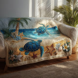 Diana - Quilted sofa cover Seaside