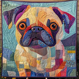 Willemijn - Quilted Blanket Soft Pug Love