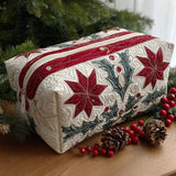 Renske - Quilted toiletry bag Stitched Starflower Petals