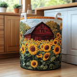 Lined Laundry Basket - Sunflower Shed