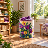 Orchideeën bij Zonsondergang | Gewatteerde wasmand