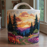 Clothed Laundry Basket - Pins at Sunset
