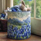 Quilted Laundry Basket - Glory of the Texas Spring