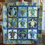 Janne - Quilted Throw Schildpad Getij