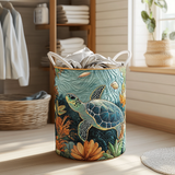 Upholstered Laundry Basket - Turtles Bay