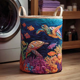Upholstered Laundry Hamper - Turtle Bay