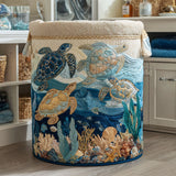 Upholstered Laundry Hamper - Shell Gloss