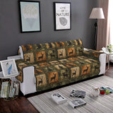 Evi - Quilted Sofa Throw Forest Chic