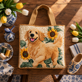 Ambachtelijke tas - Golden Retriever
