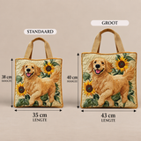 Ambachtelijke tas - Golden Retriever