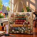 Handgemaakte Gewatteerd Tas - Bloemenmotief