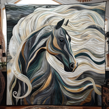 Monique - Quilted blanket Horse Grace