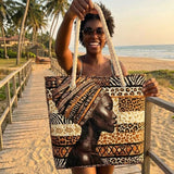 Handgemaakte Strandtas | Melanin Queen