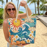 Handgemaakte Strandtas | Warme Aureool